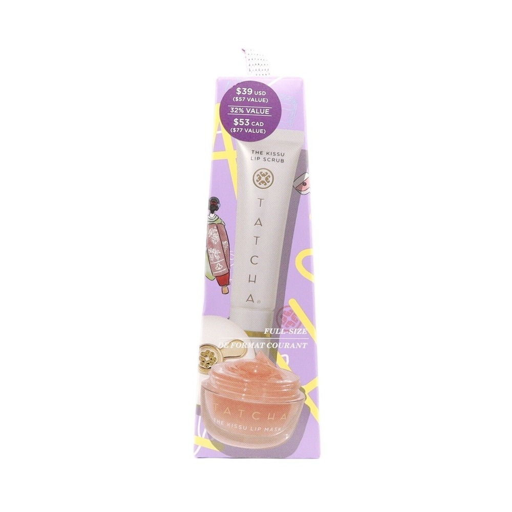 Tatcha - Gimme a Kissu Set - Kissu Lip Scrub & Kissu Lip Mask - Full-Sizes